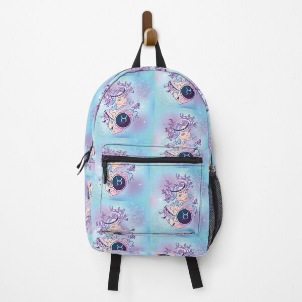 Item preview, Beautiful Taurus Teal Purple Zodiac Horoscope Design for Taurus Birthdays in April or May designed and sold by AwakenedSoul.