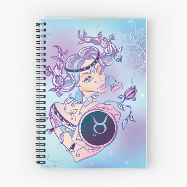 Item preview, Beautiful Taurus Teal Purple Zodiac Horoscope Design for Taurus Birthdays in April or May designed and sold by AwakenedSoul.