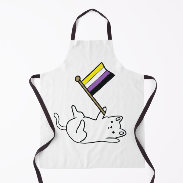 Item preview, Non-binary Pride cat designed and sold by Sydscriv.