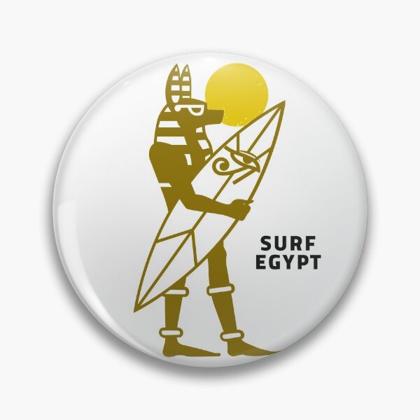 Item preview,  Surfing - Anubis goes Surfing designed and sold by utopianpioneer.