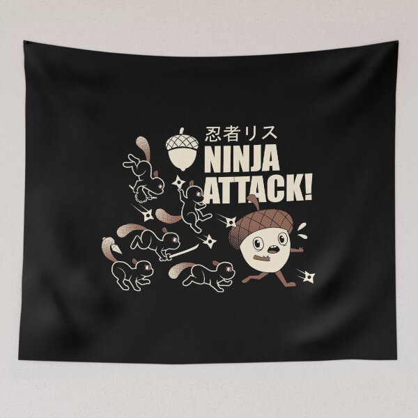 Item preview, Ninja Attack by Tobe Fonseca designed and sold by Tobe Fonseca®.