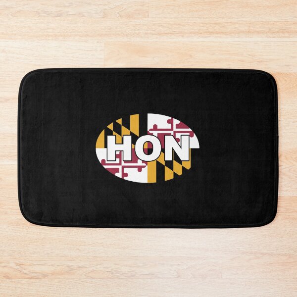 Item preview, Baltimore Hon Maryland State Flag Oval Goin Down the Ocean City Campy designed and sold by Draculaura2009.