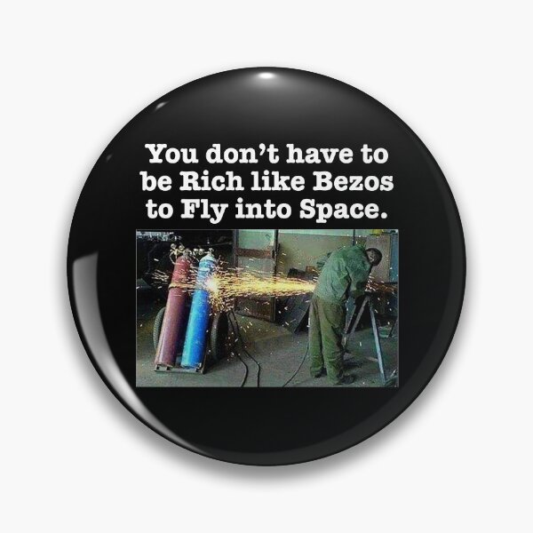 Item preview, You do not have to be Rich like Bezos to Fly into Space designed and sold by elhefe.