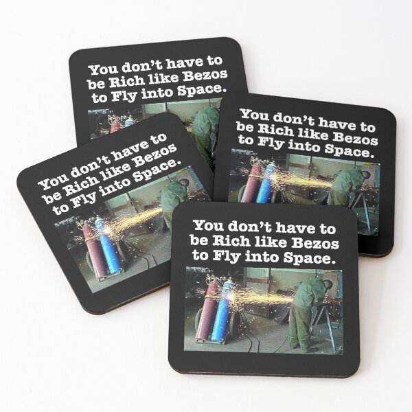 Item preview, You do not have to be Rich like Bezos to Fly into Space designed and sold by elhefe.