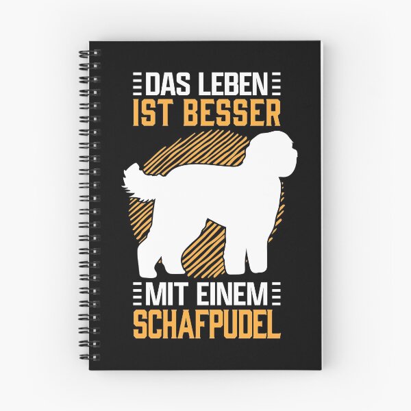 Item preview, Life with sheep poodle herding dog Hütepudel saying designed and sold by madgrfx.