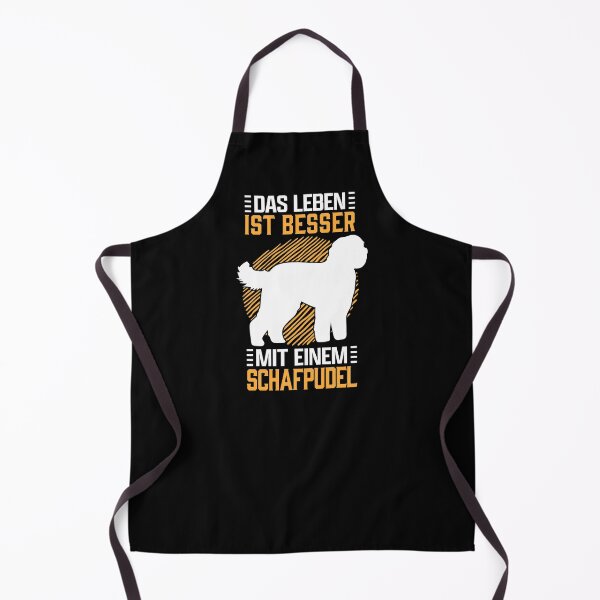 Item preview, Life with sheep poodle herding dog Hütepudel saying designed and sold by madgrfx.