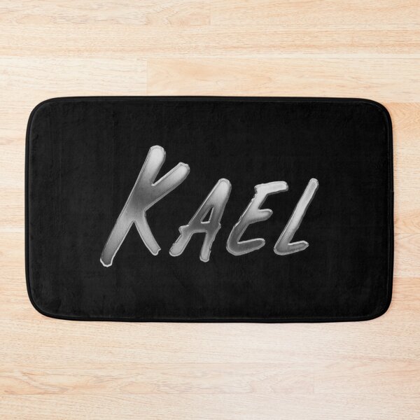 Item preview, abstract blacklight text posters - Kael chrome metal words  designed and sold by Long Exposure.