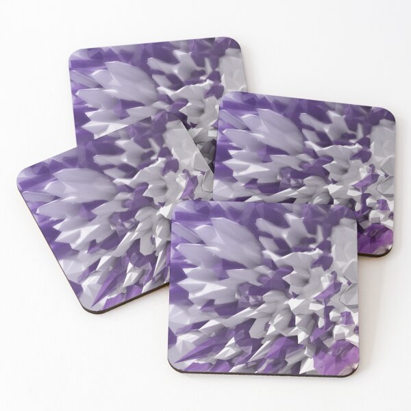 Item preview, Violet & White Crystal Shards Digital Art designed and sold by NexusArts.