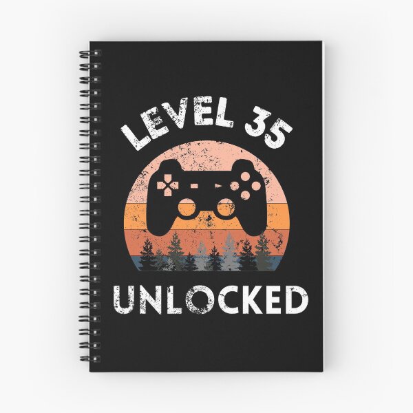 Item preview, Level 35 Unlocked Retro Sunset 35th Birthday  designed and sold by MagicArtworks.