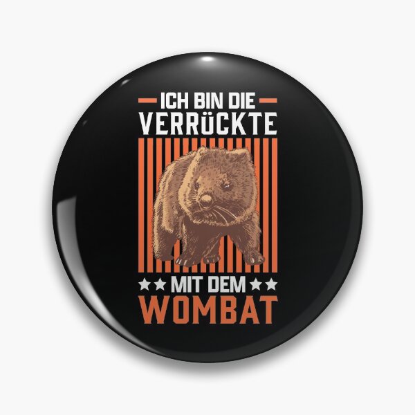 Item preview, Crazy with wombat marsupial Australia travel designed and sold by madgrfx.