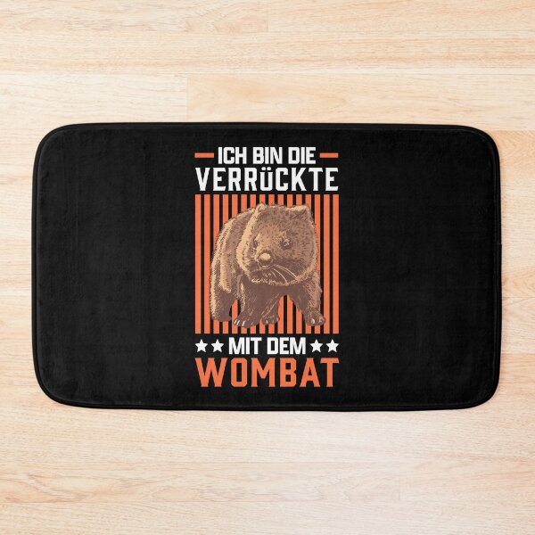 Item preview, Crazy with wombat marsupial Australia travel designed and sold by madgrfx.