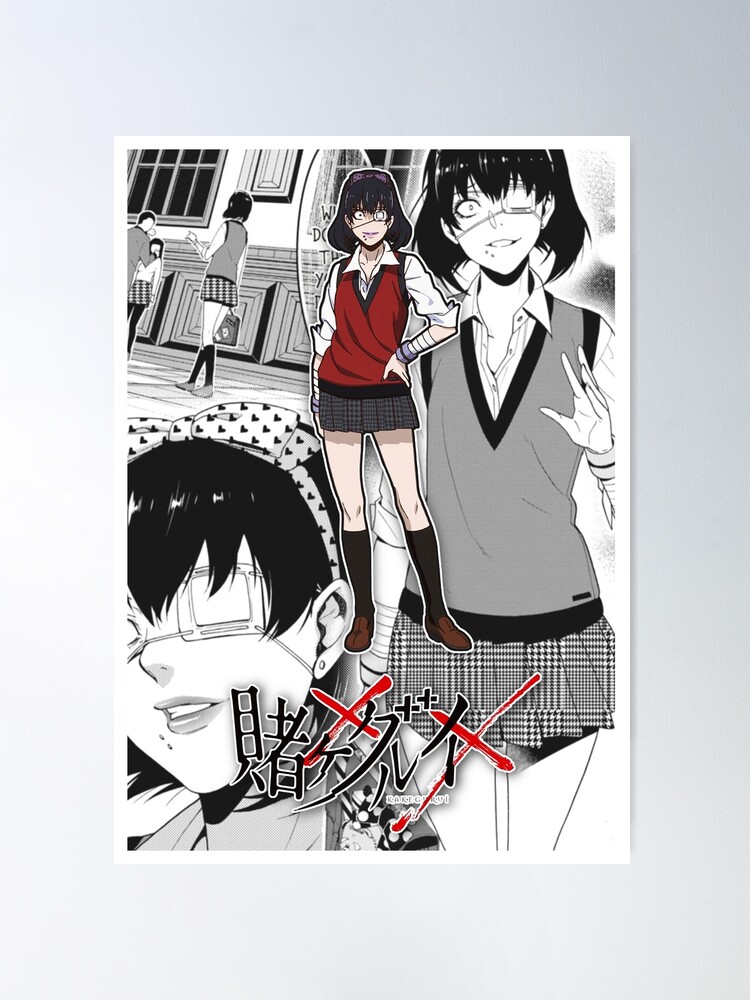  Kakegurui Jabami Yumeko Midari Ikishima Anime Posters