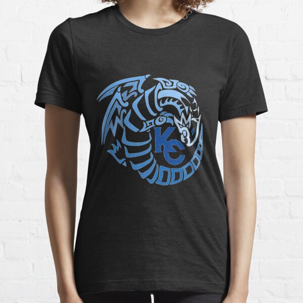 Blaue Augen weißer Drache Essential T-Shirt