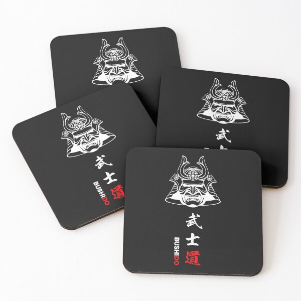 Item preview, Bushido Code Samurai Way of the Warrior Japanese Kanji Calligraphy designed and sold by Born-to-Rock.