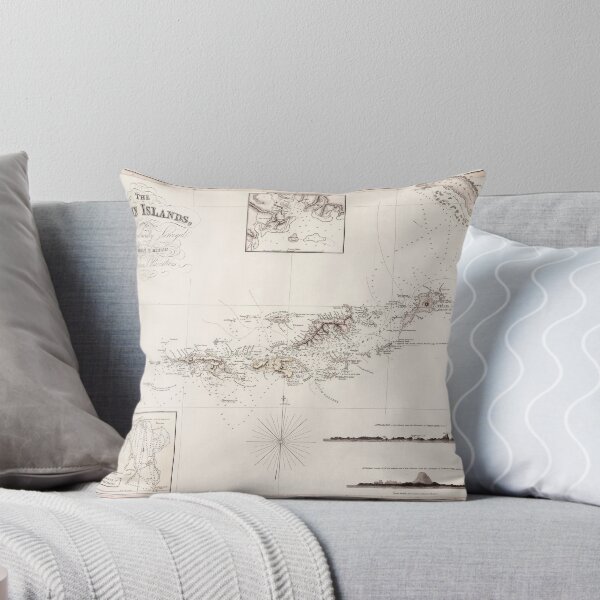 Item preview, Old Virgin Islands Map (1821) US & British Caribbean Isles Atlas designed and sold by BravuraMedia.