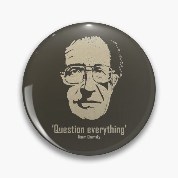 Item preview, Noam Chomsky Question Everything (Worn Design) designed and sold by politicalamity.