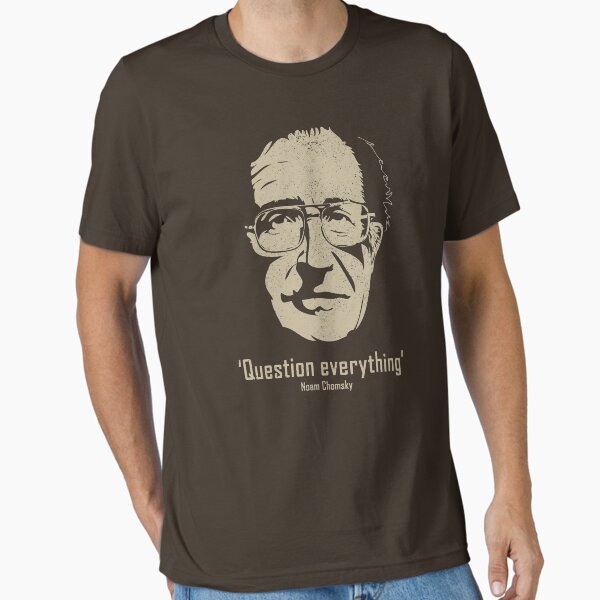 Artikel-Vorschau von Noam Chomsky hinterfragt alles (abgenutztes Design), designt und verkauft von politicalamity.
