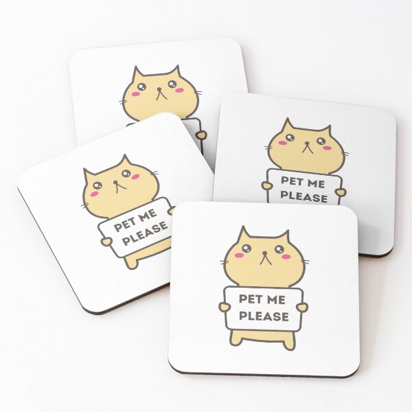 Item preview, Pet Me Please, Cute Yellow Cat designed and sold by sanashibata.
