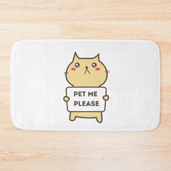 Item preview, Pet Me Please, Cute Yellow Cat designed and sold by sanashibata.