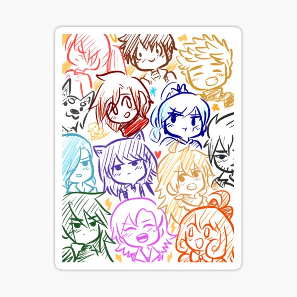 Item preview, RWBYDoodleverse  sketch designed and sold by AG Nonsuch.