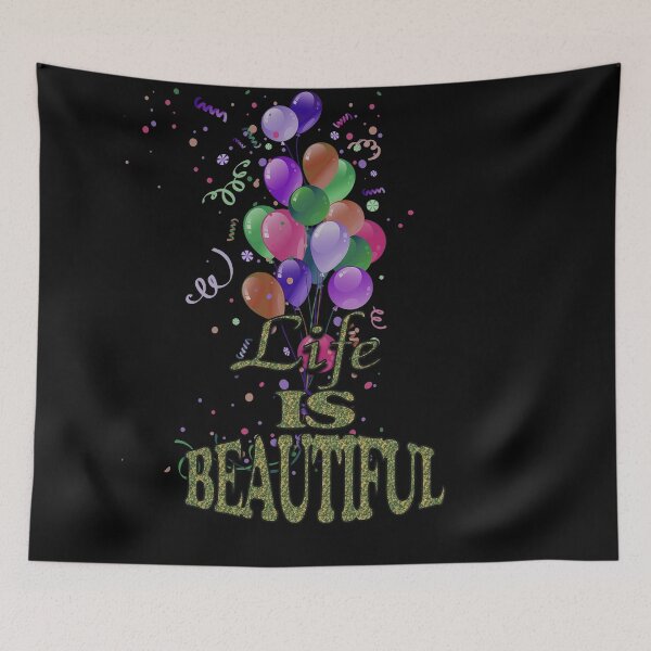 Item preview, life is beautiful designed and sold by FADYMAG.