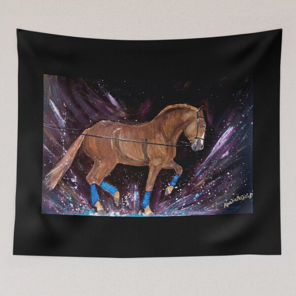 Item preview, Chestnut lusitano stallion piaffe designed and sold by horseaddicted.