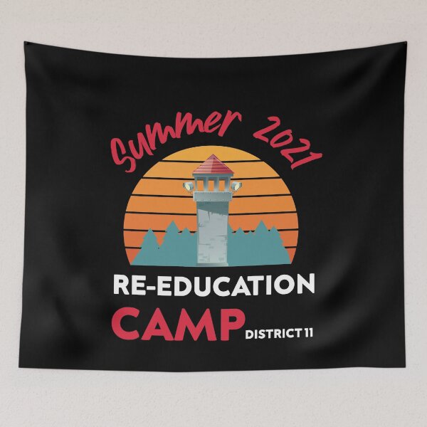 Item preview, Re-education Camp District 11 Summer 2021 Shirt T-Shirt designed and sold by Shop-collection.