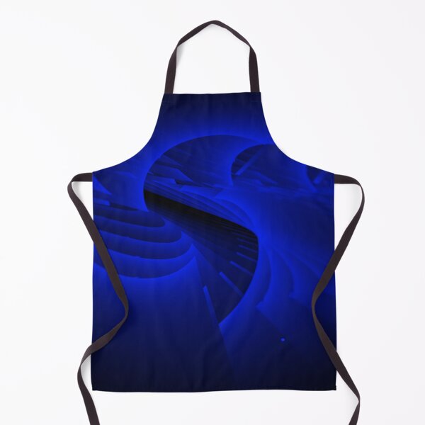 Item preview, Phase Shift (Radial) 01- Generative light wave digital fractal art in Cool Blue by The Raumier designed and sold by N-W-T-S-I-O.