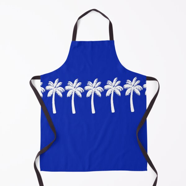 Item preview, Royal Cobalt Blue Tropical Paradise Palm Trees designed and sold by Sharon Schwalbe.