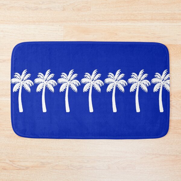 Item preview, Royal Cobalt Blue Tropical Paradise Palm Trees designed and sold by Sharon Schwalbe.
