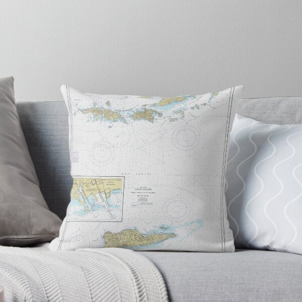 Item preview, Virgin Islands Map (1996) St Thomas, St John, St Croix, Tortola, Virgin Gorda Atlas designed and sold by BravuraMedia.