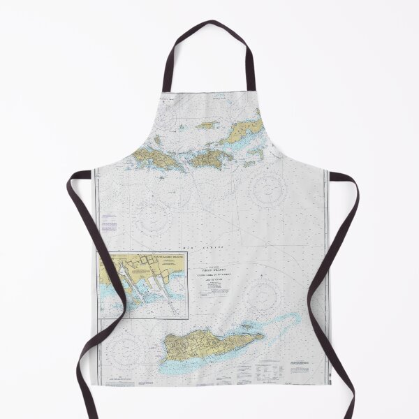 Item preview, Virgin Islands Map (1996) St Thomas, St John, St Croix, Tortola, Virgin Gorda Atlas designed and sold by BravuraMedia.