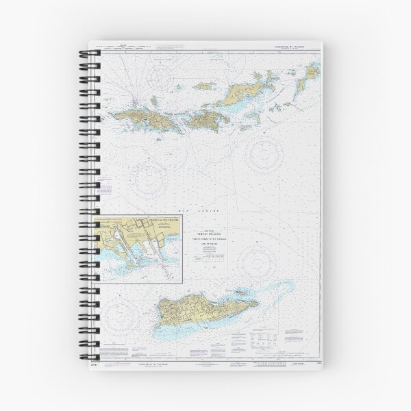 Item preview, Virgin Islands Map (1996) St Thomas, St John, St Croix, Tortola, Virgin Gorda Atlas designed and sold by BravuraMedia.