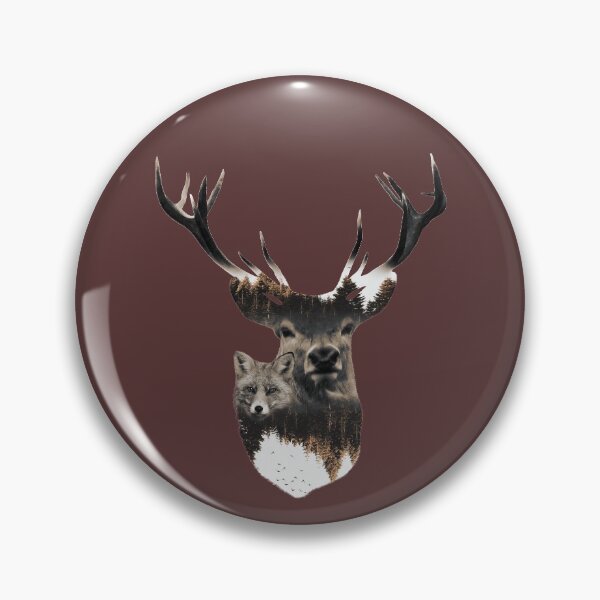 Item preview, Vixen and Stag Forest  designed and sold by RbPanos.
