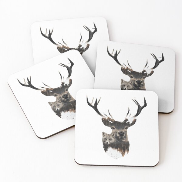 Item preview, Vixen and Stag Forest  designed and sold by RbPanos.