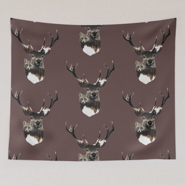 Item preview, Vixen and Stag Forest  designed and sold by RbPanos.