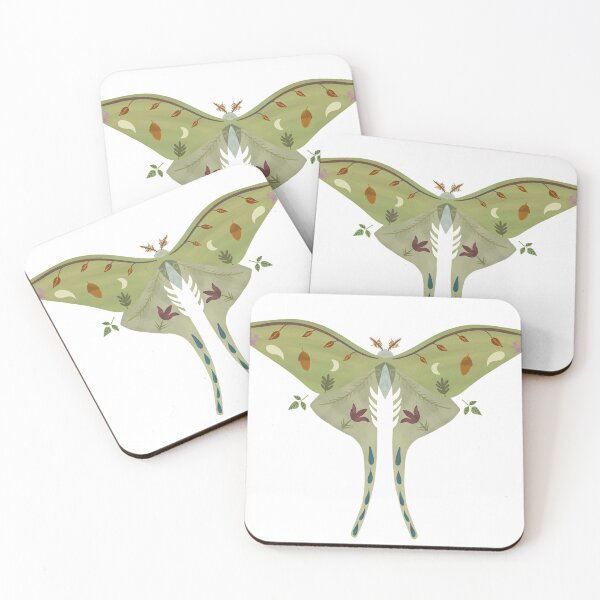 Item preview, Folksy Moth designed and sold by TwoPintsArts.