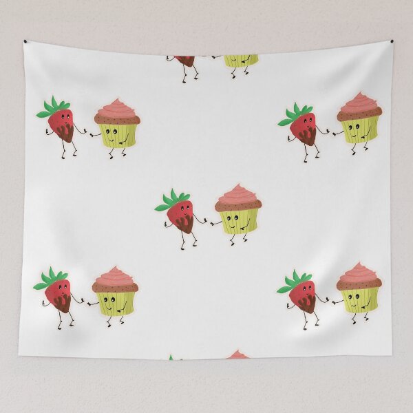 Item preview, Cupcake and Strawberry Sticker  designed and sold by Alexander Das.
