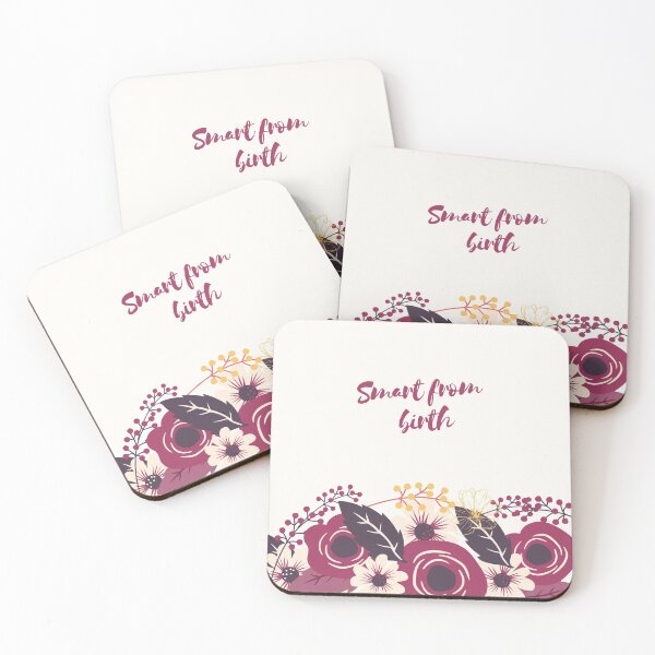 Item preview, Smart from birth,positive affirmation quote-confidence  designed and sold by Mammanation.