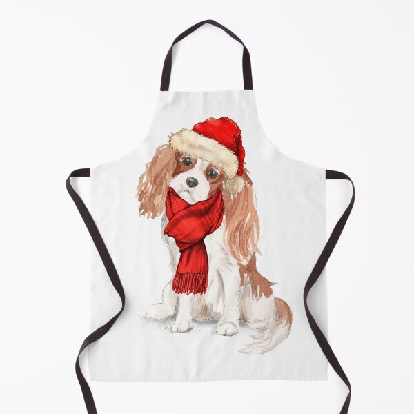 Artikelvorschau, Cavalier King Charles Spaniel Weihnachtshund entworfen und verkauft von SalonOfArt.