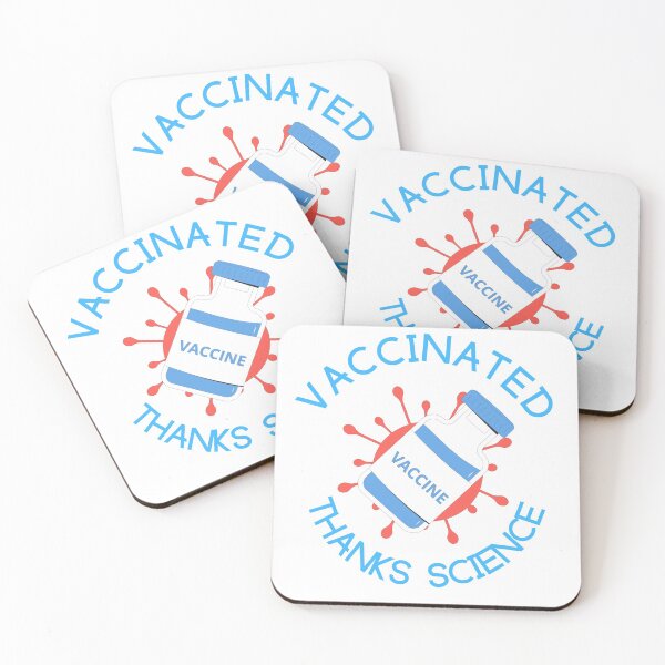 Item preview, VACCINATED THANKS SCIENCE designed and sold by SenGift.