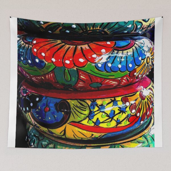 Item preview, Talavera Pots Stacked - 1 designed and sold by William E Lopez.