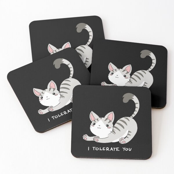 Item preview, Tolerant Kitty (Black Version) designed and sold by Nenijadraws.