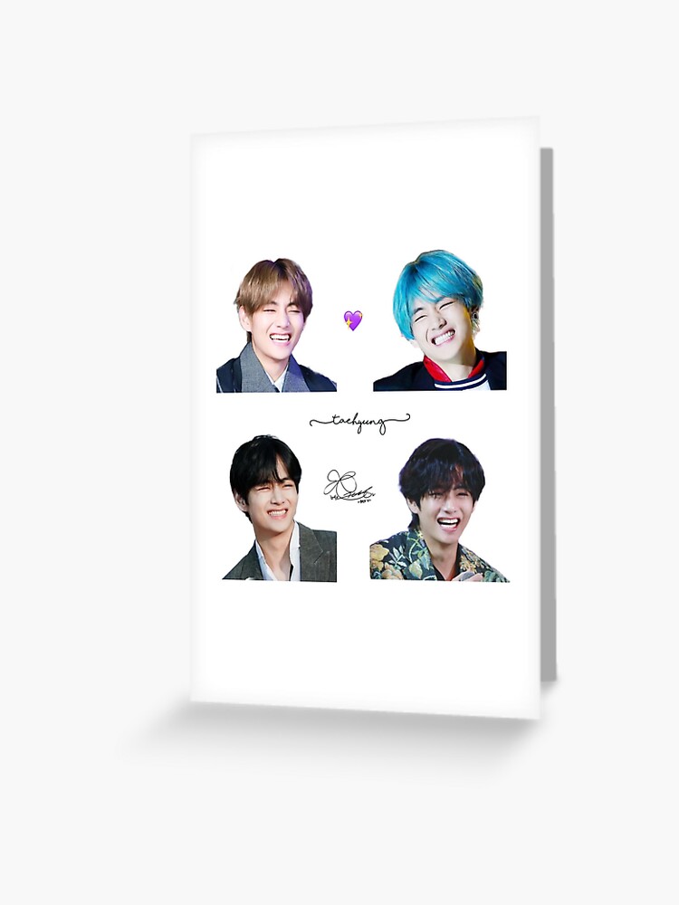 BTS V/Kim Taehyung Sticker Smile Set | Greeting Card
