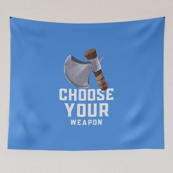 Item preview, For Gaming Lovers - Choose Your Weapon designed and sold by Studio TANFF.