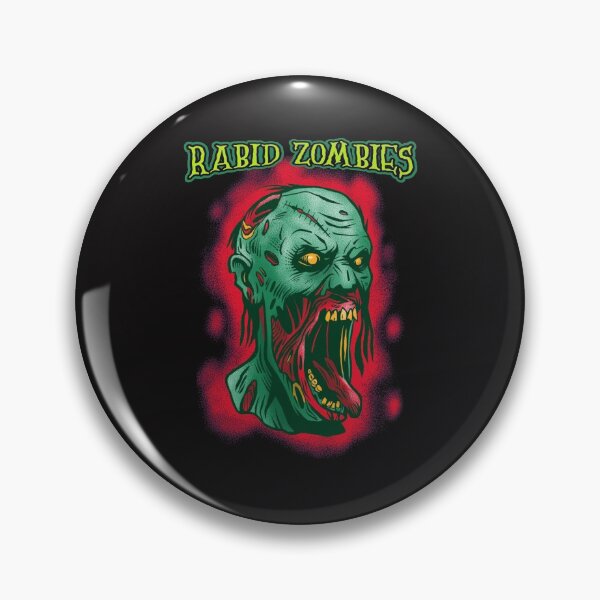 Item preview, Rabid Zombies Ghoul horror skull designed and sold by MerchByCraig.