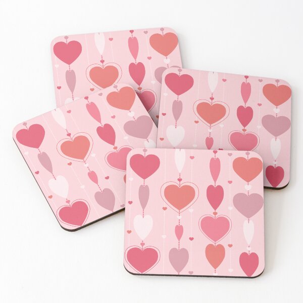 Item preview, Red and Pink Hearts designed and sold by JoyColorLove.