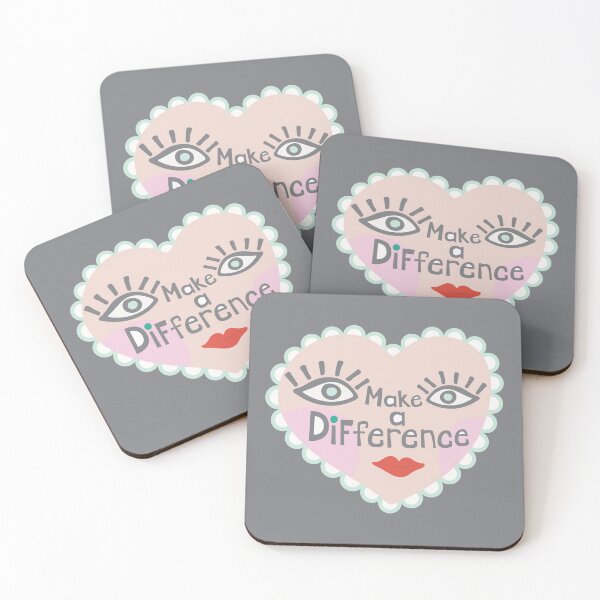 Item preview, MAKE A DIFFERENCE - UnBlink Studio by Jackie Tahara designed and sold by Jackie Tahara of UnBlink Studio.