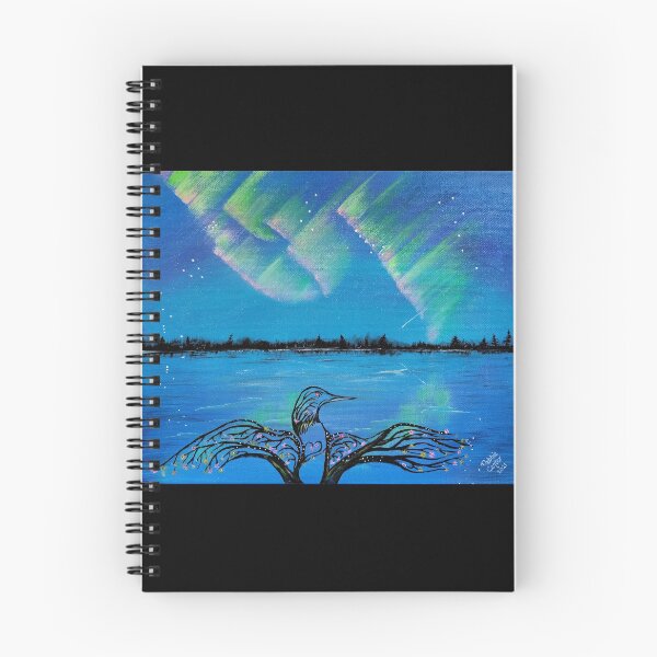 Item preview, Harmony Trees: Loon Branching into the Aurora designed and sold by Debbie Center.