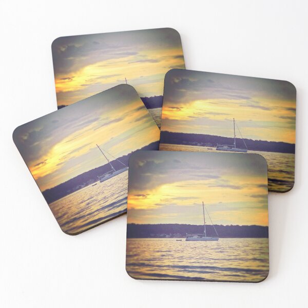 Item preview, Boat Sailing On the Ocean designed and sold by WitchfulVibes.